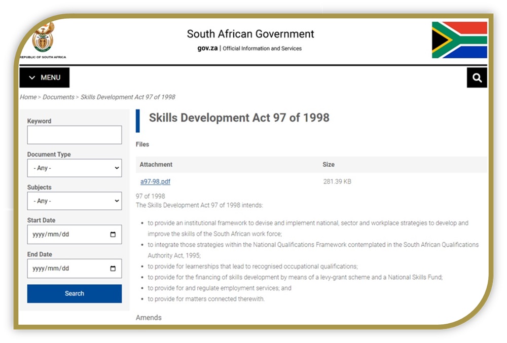 Skills Development Facilitator Intoweb Business